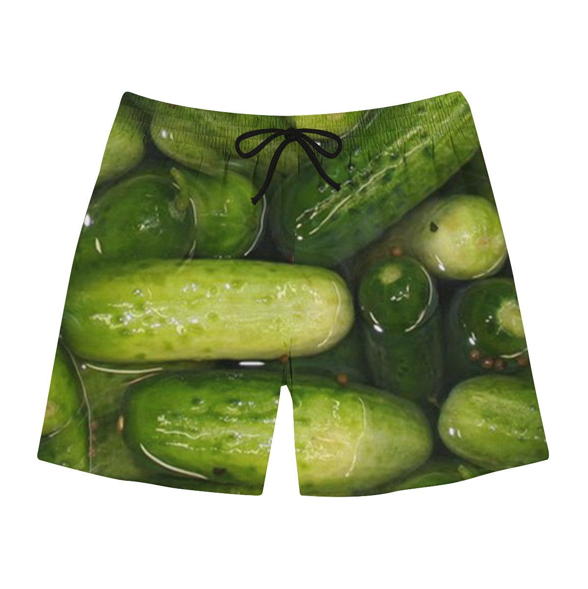 Dive Into Fun with Men’s Pickle Printed Swim Trunks